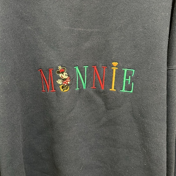 Vintage Mickey & Co Embroidered Minnie Mouse Oversized Crew Neck size XL - Picture 2 of 6